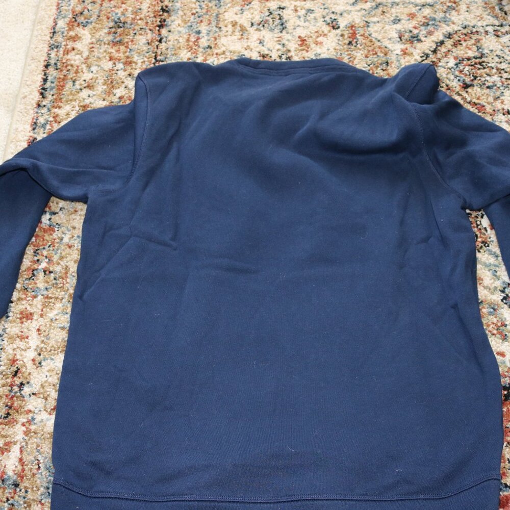 adidas Navy Blue Crewneck Sweatshirt with Flag Graphic - Picture 4 of 4